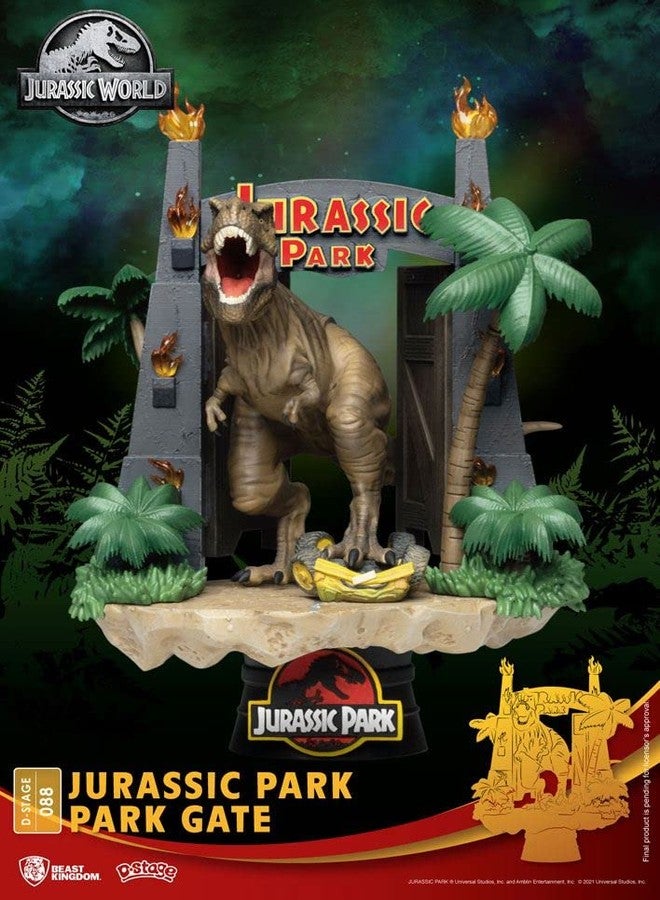 Beast Kingdom Jurassic Park: Park Gate DS-088 D-Stage Statue, Multicolor, 6 inches - Image 1